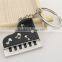 3D alloy musical piano key chain