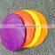 2015 Custom multicolor foldable & durable Soft rubber fisbee , training toys