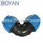 pp plastic compression quick pipe fitting 90 degree equal elbow