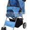 New Camouflage 4 Wheels Pet Dog Cat Stroller Carrier w/RainCover