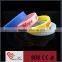 Cheap Custom Logo Debossed Panton Colorfill in Silicone Wristband no Minimum Order