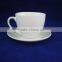 Porcelain Cappuccino Set, Coffee Cup and Saucer, Capacity of 330ml