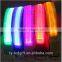 2016 wholesale led collar custom logo glowing in dark led collar
