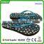 Pvc Jelly Strap Eva Flat Slipper Lovely Heart Print Flip Flops