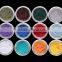 12 Color Nail Art 3D Glitter Decoration Velvet Flocking Dust DIY Tip