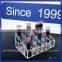 China Factory acrylic cosmetic display lipstick stand holder / acrylic 24 holder lipstick display