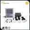 Home solar LED lighting system kits with lithium battery