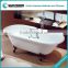cUPC vintage freestanding bathtub,plain acrylic bathtub,telephone mixer shower faucet tub