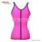 Pink shaper latex vest waist cincher