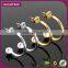 New Products In 2016 Stainless Steel Cuff Double C Earrings