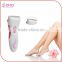 Portable Multicolor Battery Operated Lady Shaver and Epilator