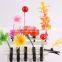 Hot selling cute cheapest plant flower hair pin kid bean sprout hair clip