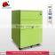 factory direct colorful steel filing cabinet with wheel