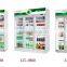 Double Glass Door Freezers for All Frozen Food Types