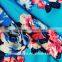 daisy print weaving rayon fabric for top grade dress