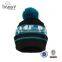 Wholesale Cheap Colorful 100% Arcylic Fur Ball Knitted Beanies Hat