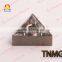 CNC indexable cermet cutters TNMG for hard materials