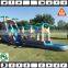 large tropical water slide inflatable slip n slide pool,giant inflatable water slip and slide for adult