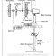 Air conditioner fan 16 inch stand fan LF-SF802