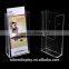 A5 clear beautiful desktop acrylic brochure holder,brochure display stand,brochure display with sign