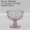 press glass drinkingware/Wine goblet,Hiball,DOF, sundae cup,pitcher in pink color with sunflower embossed patern