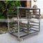 15 trays 30 pans Stainless Steel Trolley food bread trolley for restaurant bakery shop