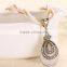 2016 Women Fashion Natrual Style Turquoise Chain Pendant Necklace