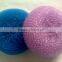Kitchen used mesh plastic dish scrubber / plastic cleaning ball