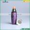 purple color suit skin care packing glass jars cosmetic cream jar lotion bottle with caps