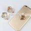 Fashion Crysta Love Heart Shape Metal Ring Holder Stand Mount Finger Grip Stand for Mobile Phone