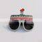 Birthday cake shape design party glasses