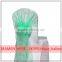 Yellow Organza Chair Cover Hood Chair Cover Sash Bow for party decoration                        
                                                Quality Choice