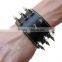 man rivet leather bracelet