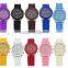 Multicolor Ladies Watch Band geneva Sport Watch Stainless Steel Quartz in High Quality