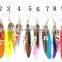 Wholesale Cheap Long Chain Feather Earrings With Gold Beads