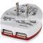 travel adapter Converter,with 2 USB socket,all in one Universal split