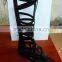 cx327 newest women gladiator wedged sandal boots