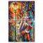 Newest Design Impressionist Cat Theme Knife Oil Painting on Canvas