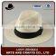 Customized girls panama straw hat