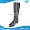 Plastic custom color fashion high heel cheap woman rain boots