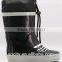 european style with cuff fashion wellingtons boot rain boots manufacturer