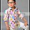 Overseas High Quality New Style Korean Fashion Printed Kids Polo Shirt For Boy