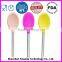 100% Pure Food Grade Colorful Silicone Spoon With Stainless Steel Handle