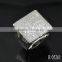 925 silver fashion man ring AAA clear zircon ring with factory price