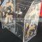 top class import acrylic upright wall mounted acrylic ballot box factoty price
