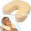 Flocking U Shape Neck Pillow/100% PU Foam Memory Foam Travel Pillow
