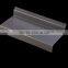 acrylic slatwall shoe rack