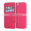 LZB factory price view window leather case for samsung galaxy grand DOUS