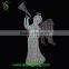 3D Motif Lighted White Clear Angel Sculpt Outdoor Decoration Led Light