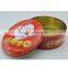 oem round candy tin jar,oem butter cookie tin can,pineapple cookie jar